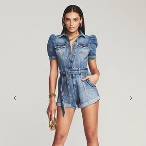 Retrofete Phoebe Denim Romper